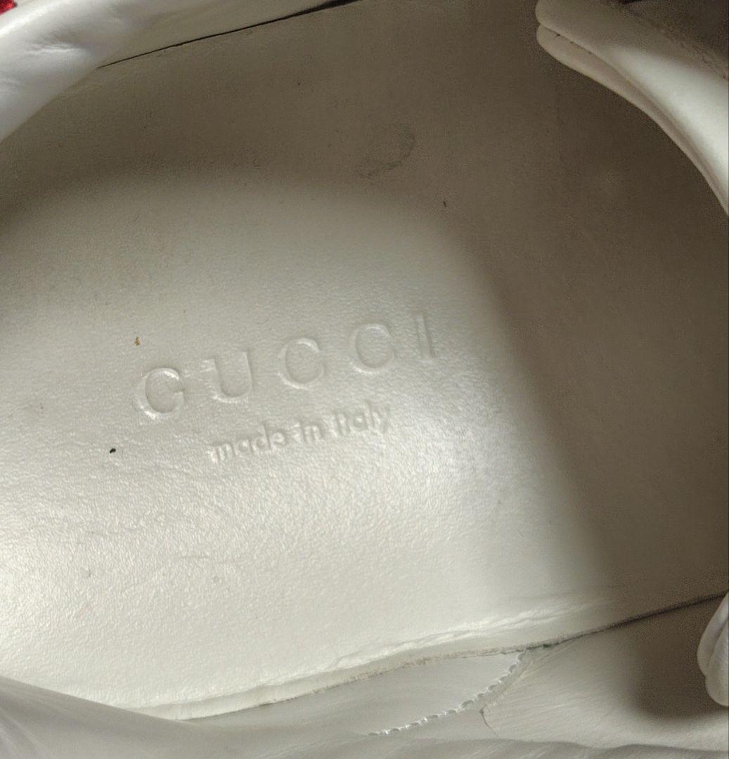 ケロッピーGUCCI グッチ エース クリスタルシェリースニーカー22.5