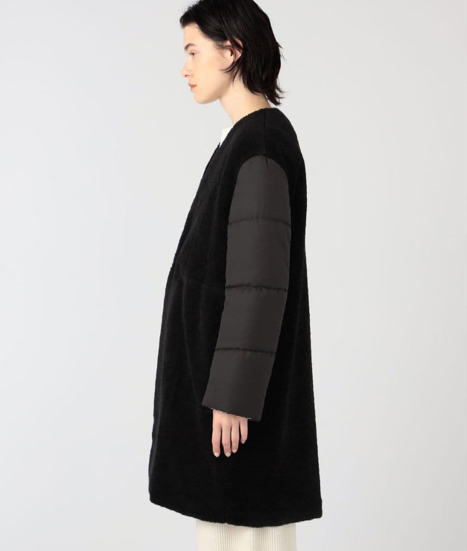 最終価格! マカフィー ポリエステルコットンプードル ノーカラーコート