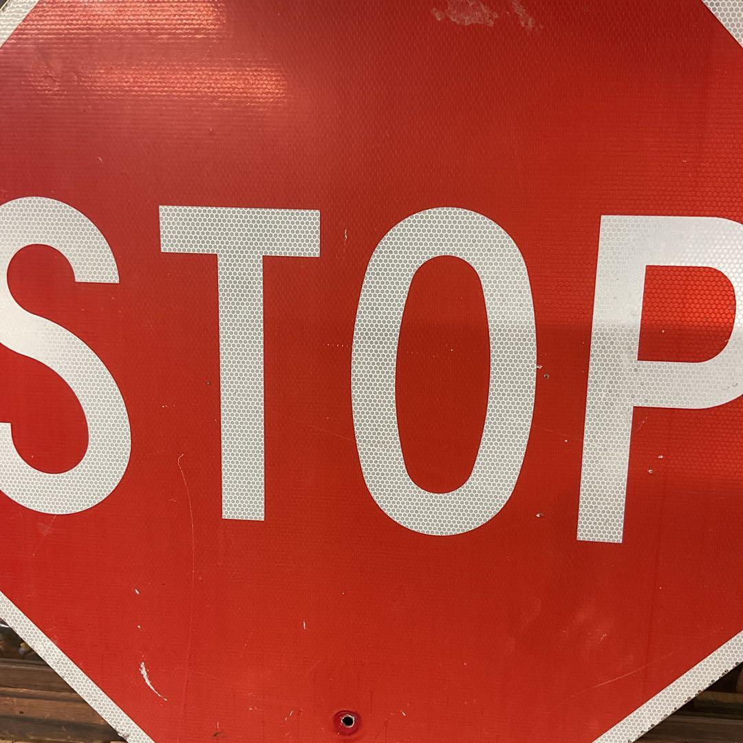 USA STOP看板 美品