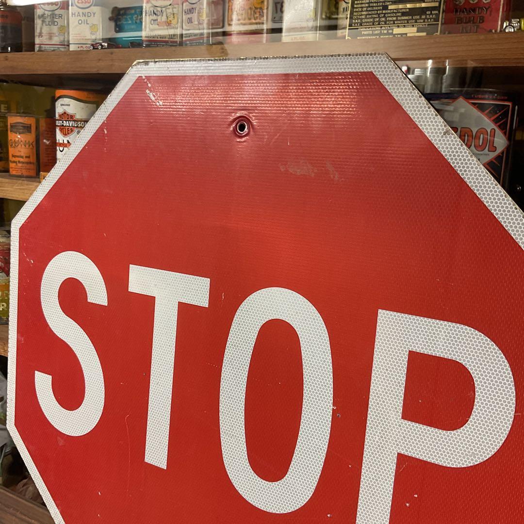 USA STOP看板 美品