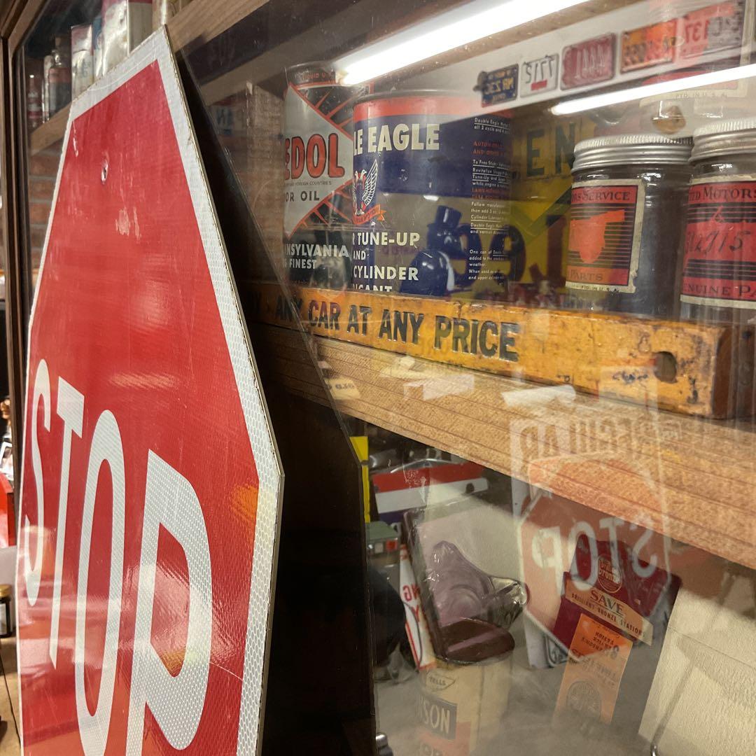 USA STOP看板 美品