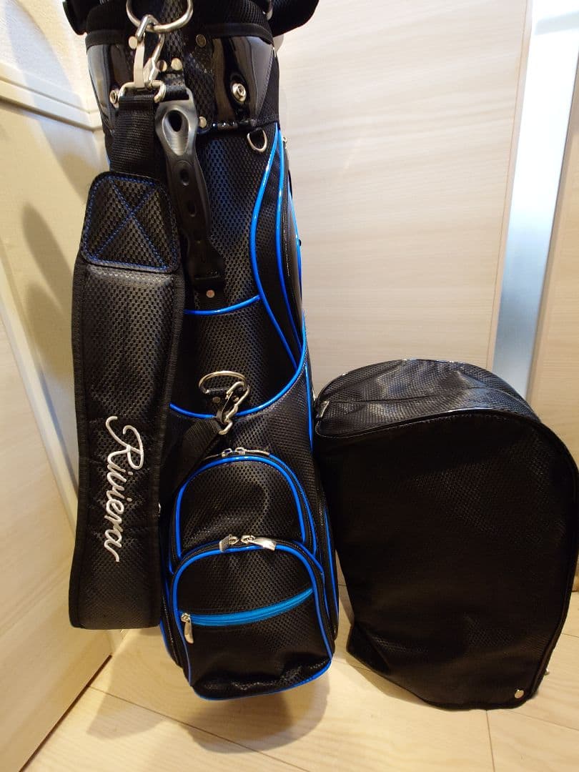 ダンロップ ハイブリッド メンズゴルフクラブセット 美品のキャディバック付