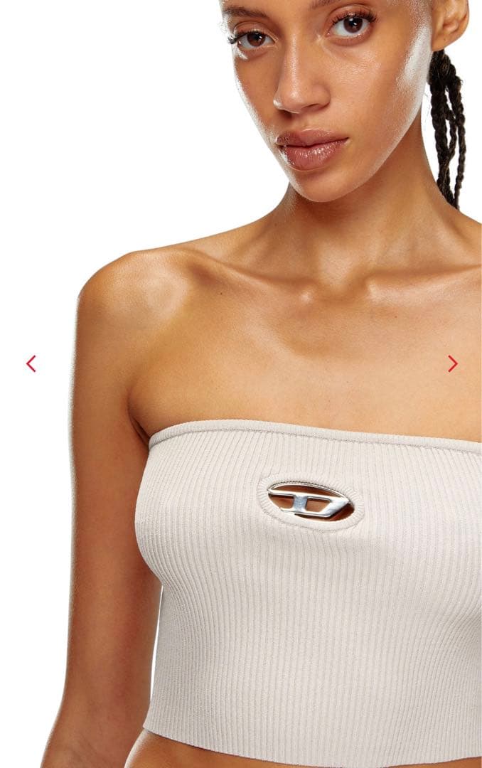 タグ付き新品　正規品　Diesel ベアトップ・チューブトップ ベージュ