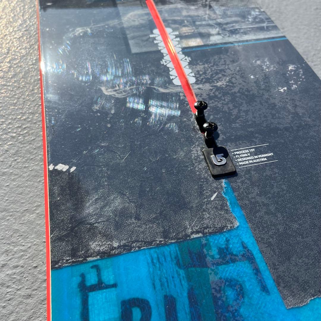 バートン Process 157cm スノーボード ビンディング mission