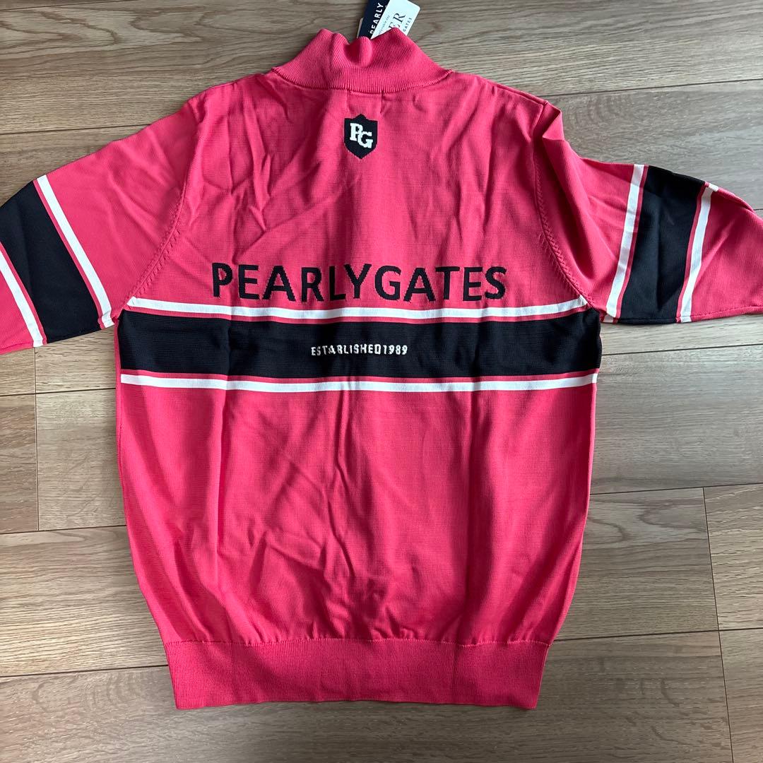 新品 未使用】PEARLY GATES LAYER ピンク シャツ サイズ6 - メンズ