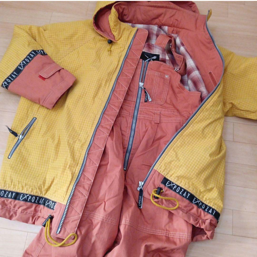 大きめ EXPOZAY スノーボードウェア スキーウェア ヴィンテージ M-LL