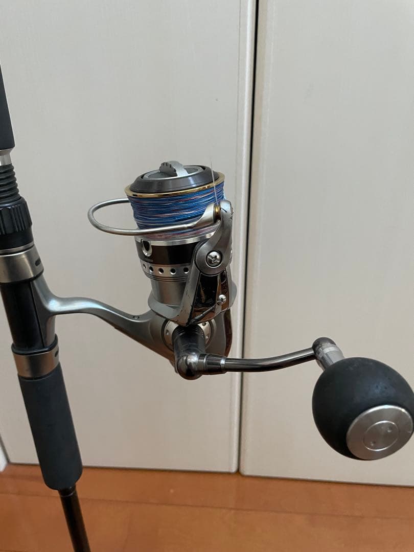 【引取限定】RYOGA ジギングロッド付き、スピニングセット、小物多数