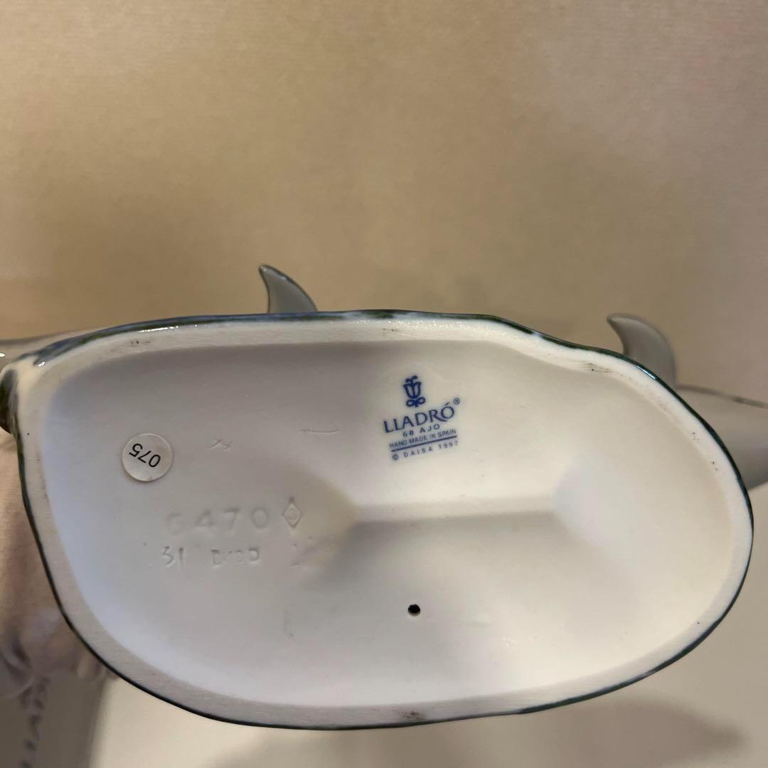 【美品】リヤドロ　イルカの親子　LIADRO