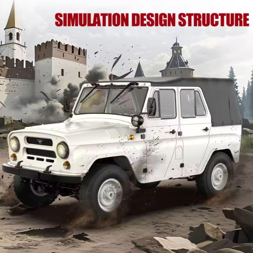 最新モデル WPL C94 UAZ-469 RTR 1/10 RC ラジコン 白