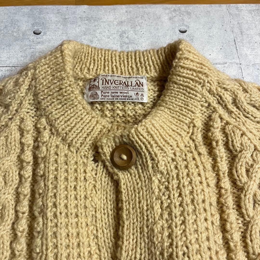 90s INVERALLAN インバーアラン 4Aカーディガン 希少茶タグ - メルカリ