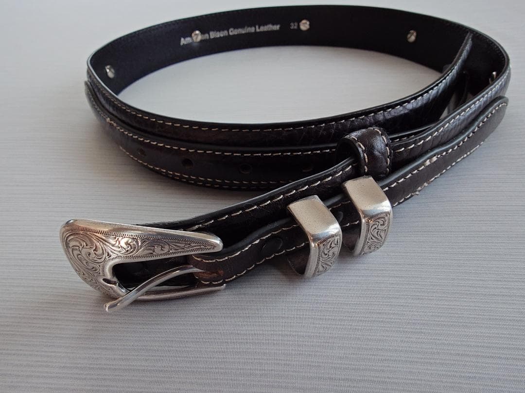 ルナ様専用 バッファローレザー 4ピース スター レンジャーベルト