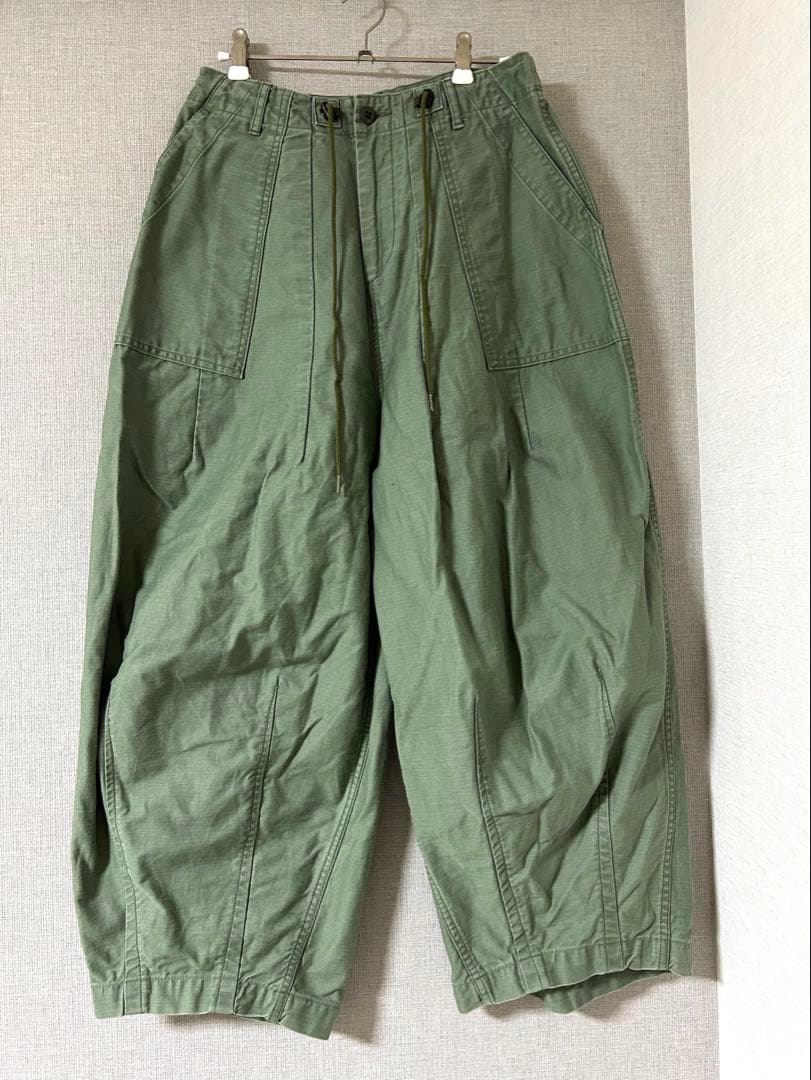 Needles H.D. PANT ヒザデルパンツ カーキ サイズ1 - メルカリ