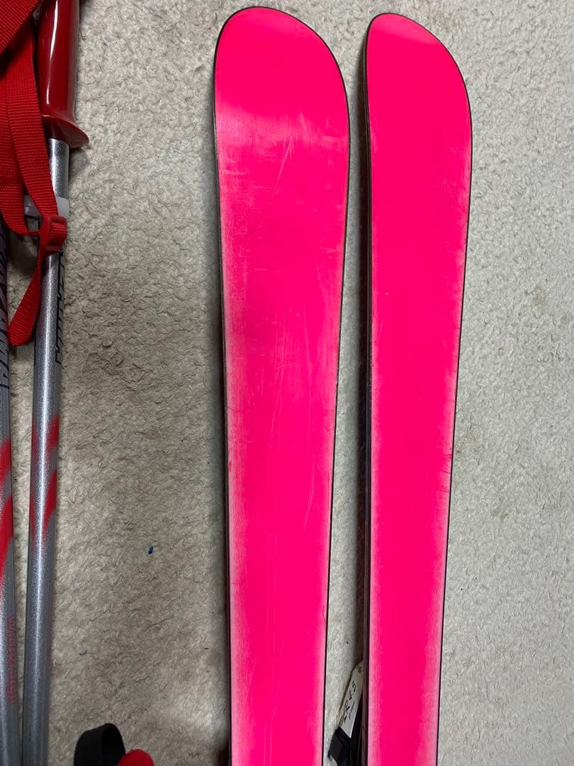 k2 スキー板セット138cmブーツアトミック23-23.5cm ストック110