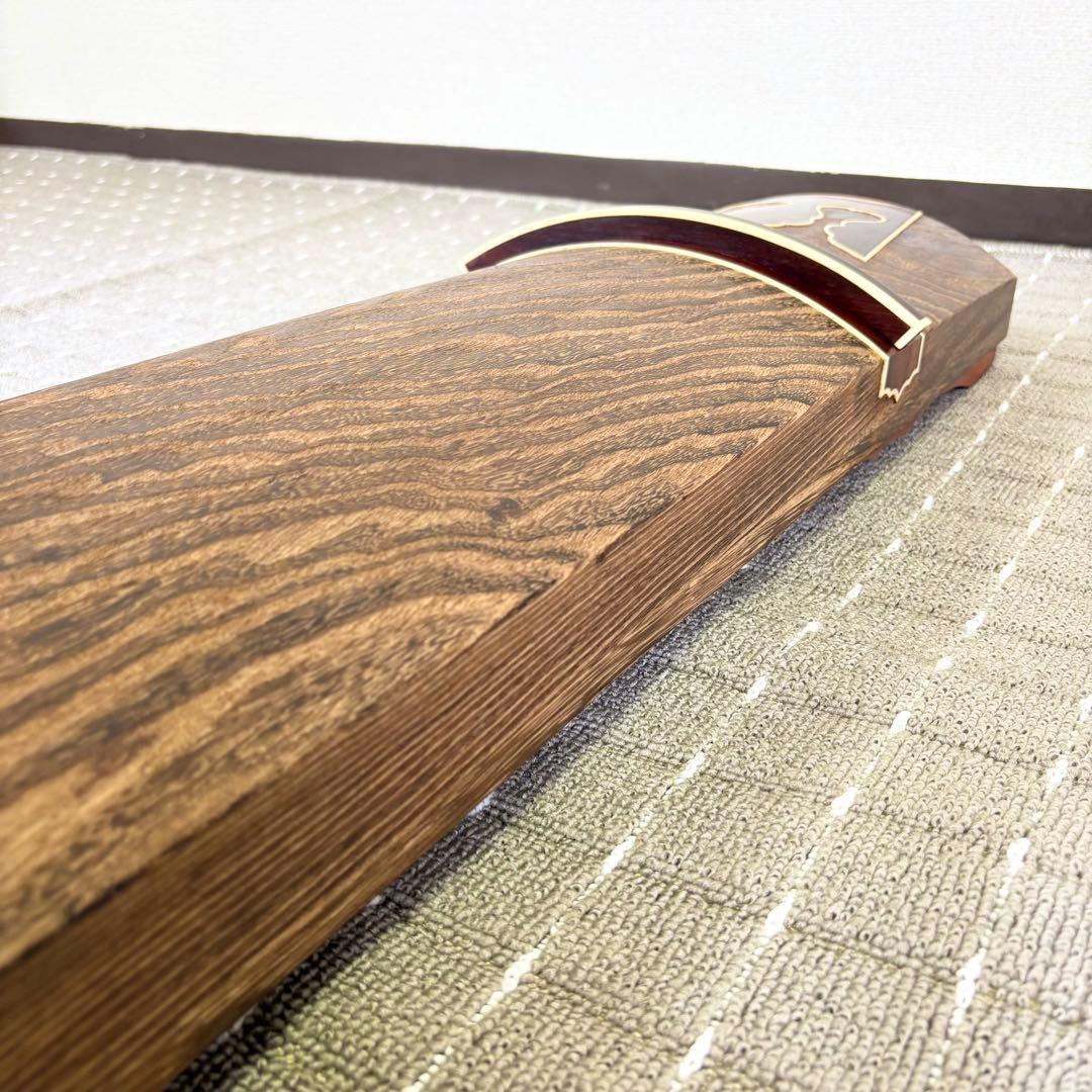 新品未使用 お琴 フルセット付属品付 上角すだれ彫 定価35万円相当 糸張り込