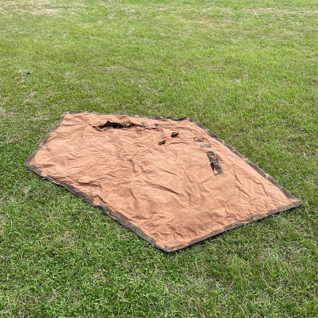 ハンガリー軍　軍幕　ポンチョ　１枚⑥　 迷彩　ハリケーンカモ　ミリタリー