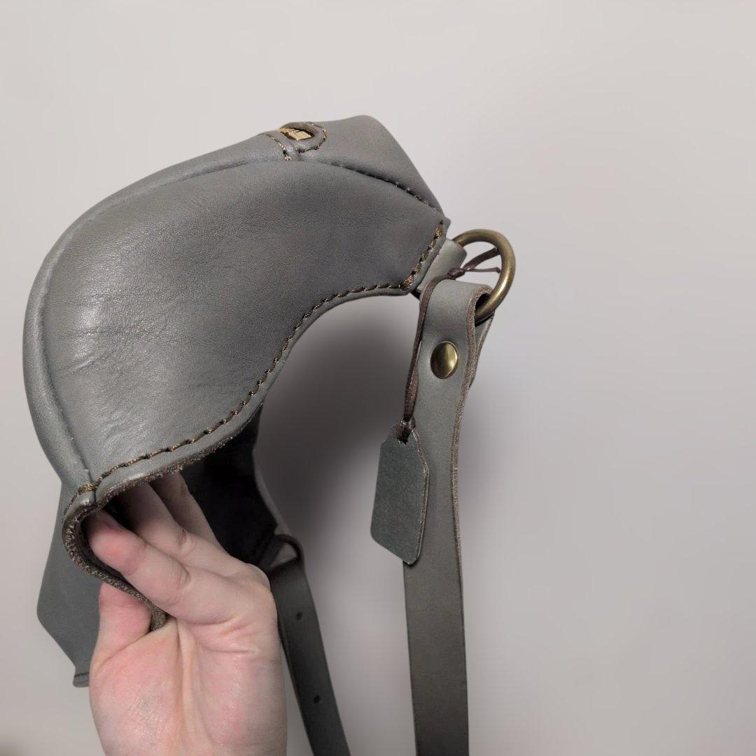 猫*猫様 HERZ ヘルツ アイビーグレー 限定 マチ・ボディバッグ(NSB-1