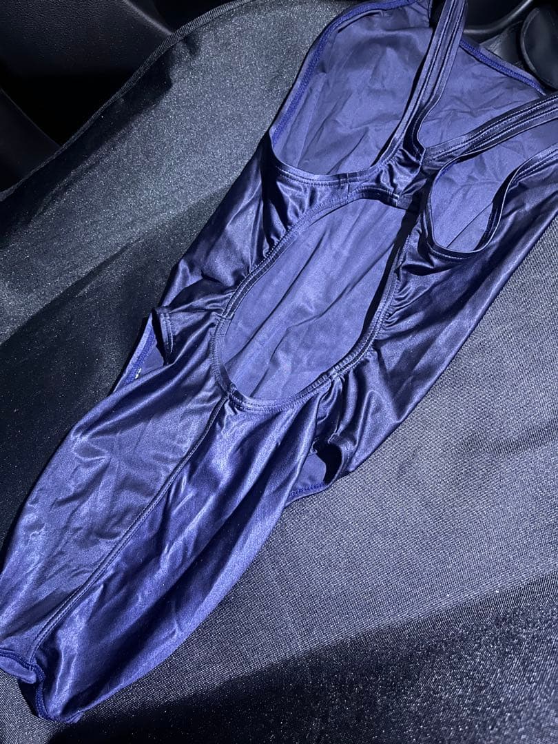 激レア　アシックス　ハイドロSP ネイビー　強光沢　マーキング　競泳水着