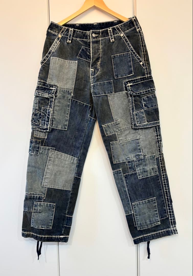 Supreme True Religion パッチワーク カーゴパンツ