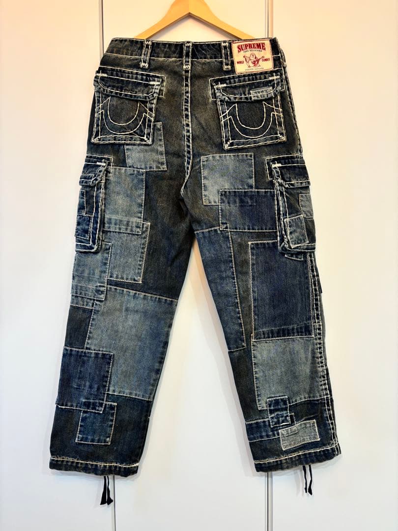 Supreme True Religion パッチワーク カーゴパンツ