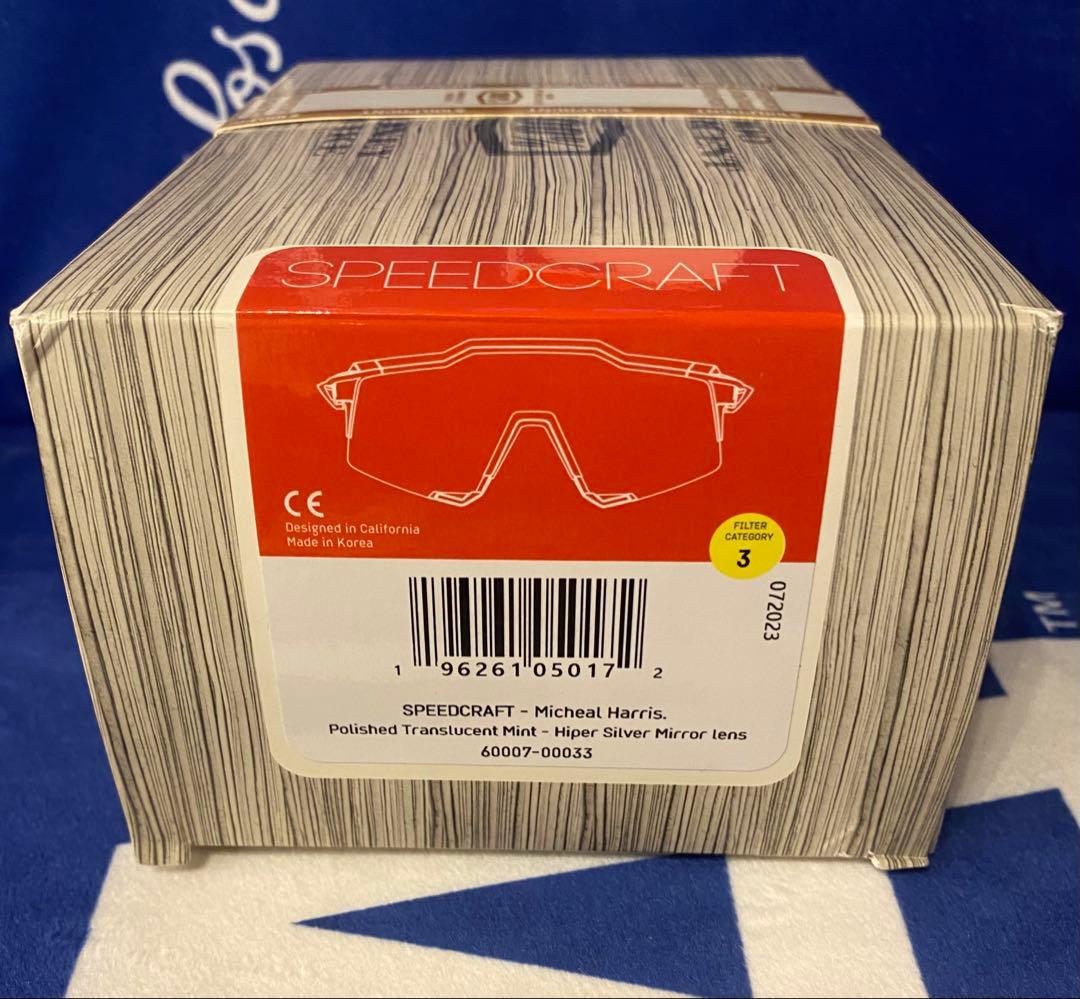 100%ワンハンドレッド SPEEDCRAFT シルバー マイケル・ハリスII世