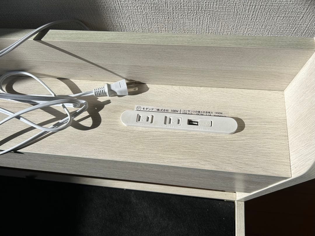 セミダブルベッド 引き出し収納付き コンセント付 USB 容量322L 木製