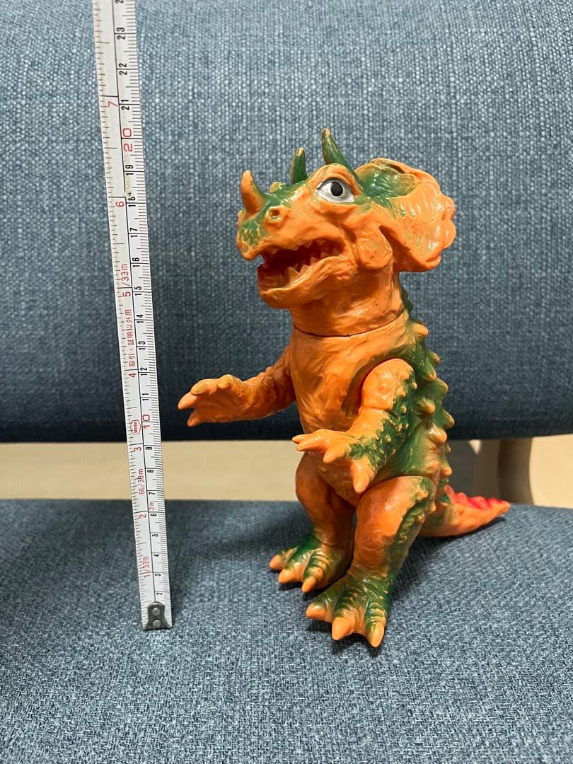 トリケラン ソフビ 三浦トーイ パチ怪獣 昭和レトロ マルサン