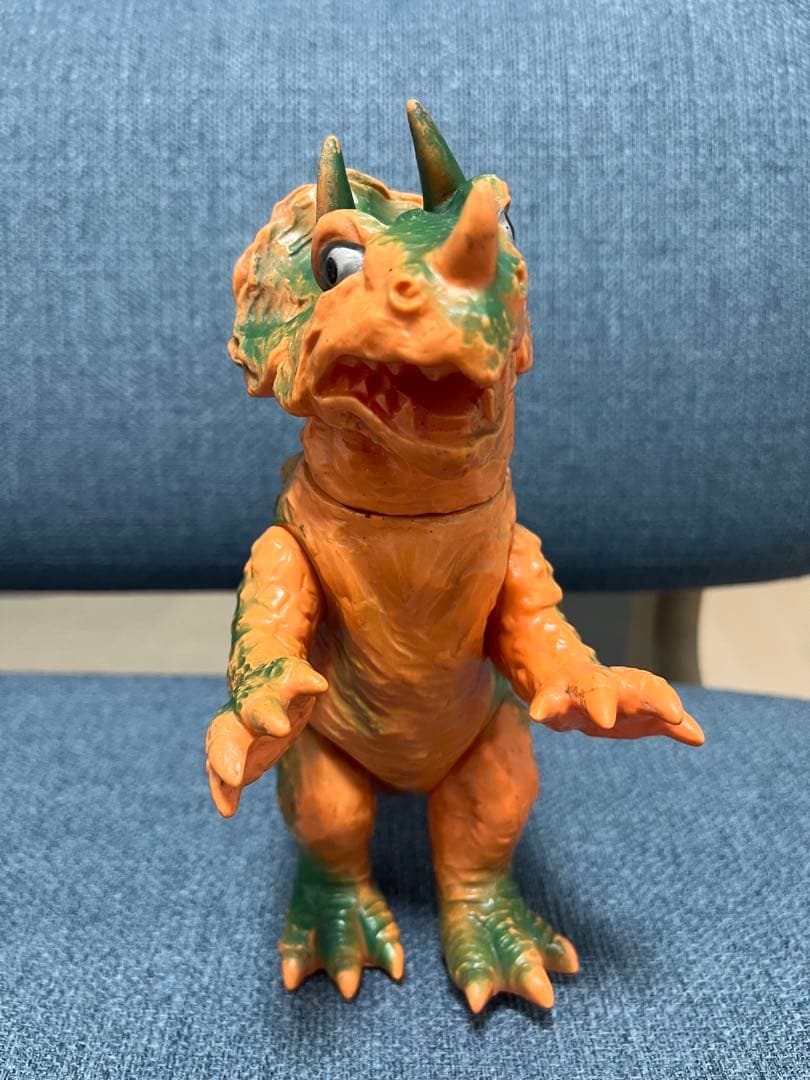 トリケラン ソフビ 三浦トーイ パチ怪獣 昭和レトロ マルサン