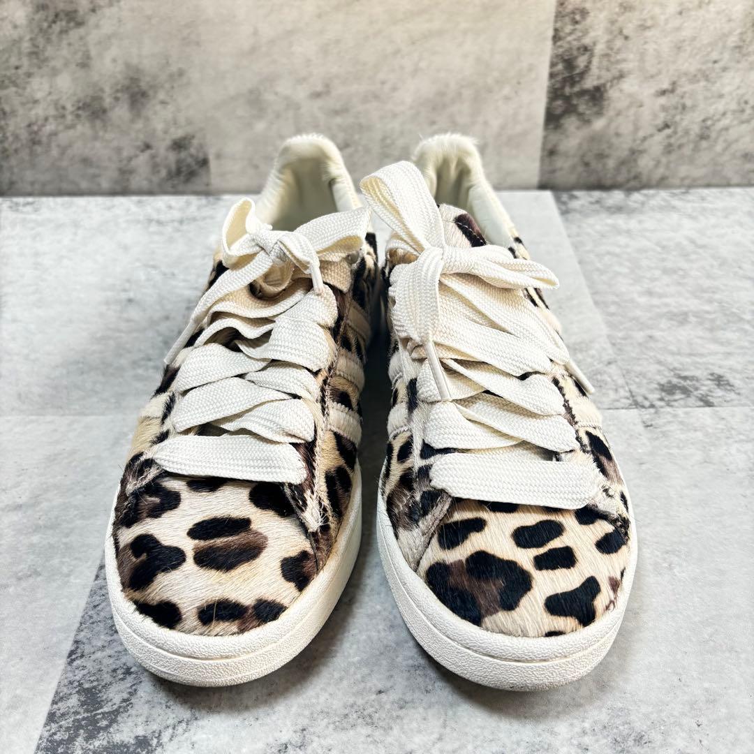 【adidas】美品✨ヒョウ柄 レオパ ハラコ スニーカー 大人気❣️22.5cm