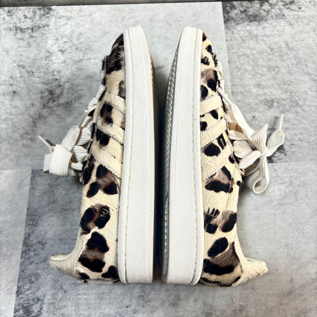 【adidas】美品✨ヒョウ柄 レオパ ハラコ スニーカー 大人気❣️22.5cm