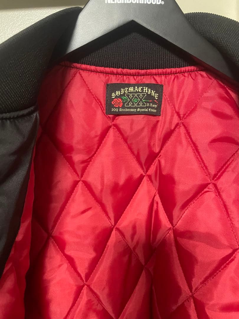 美品　ソフトマシーン 20周年 スタジアム ジャケット　XLサイズ