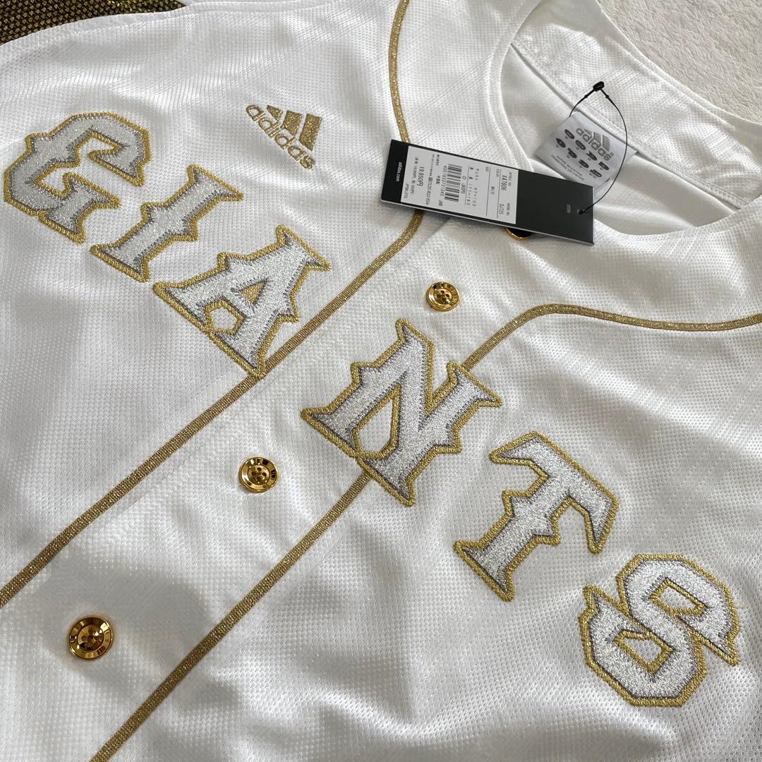 タグ付き　巨人　ユニフォーム　ゴールド　アディダス　リミテッドエディション　XL