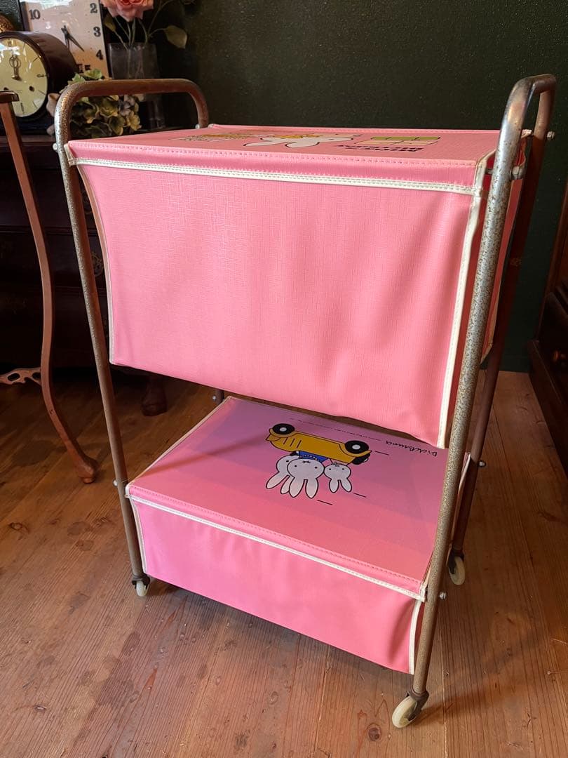 ミッフィー ワゴン 破れあり インテリア 昭和レトロ 当時物 1959 72