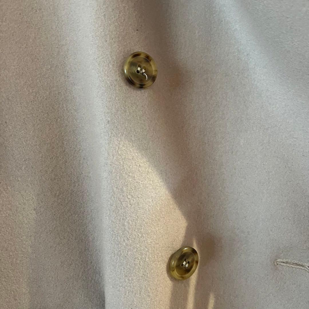 mm6 MM6 ダブルブレスト ロングコート 36 グレー アウター - メルカリ