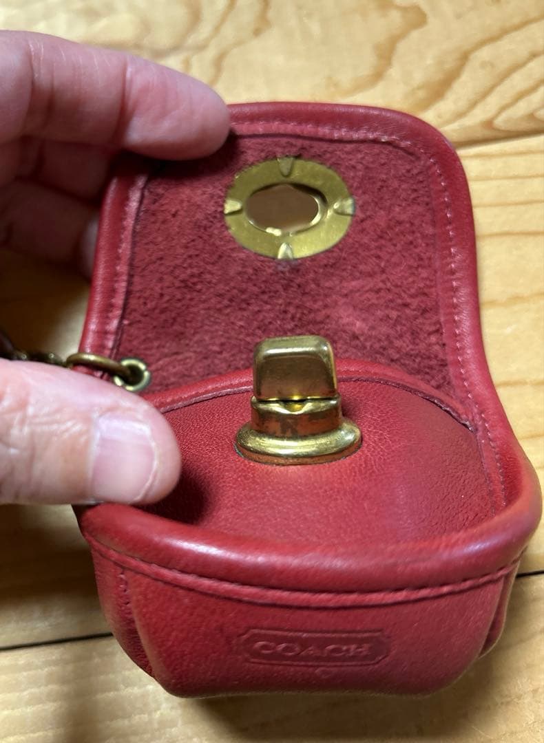 【希少！！】最終価格オールドコーチ ターンロック キーホルダー　ケース