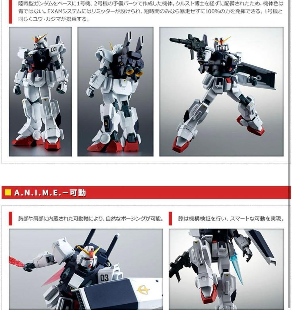 ROBOT魂 RX-79BD-3 ブルーディスティニー3号機　ロボット魂