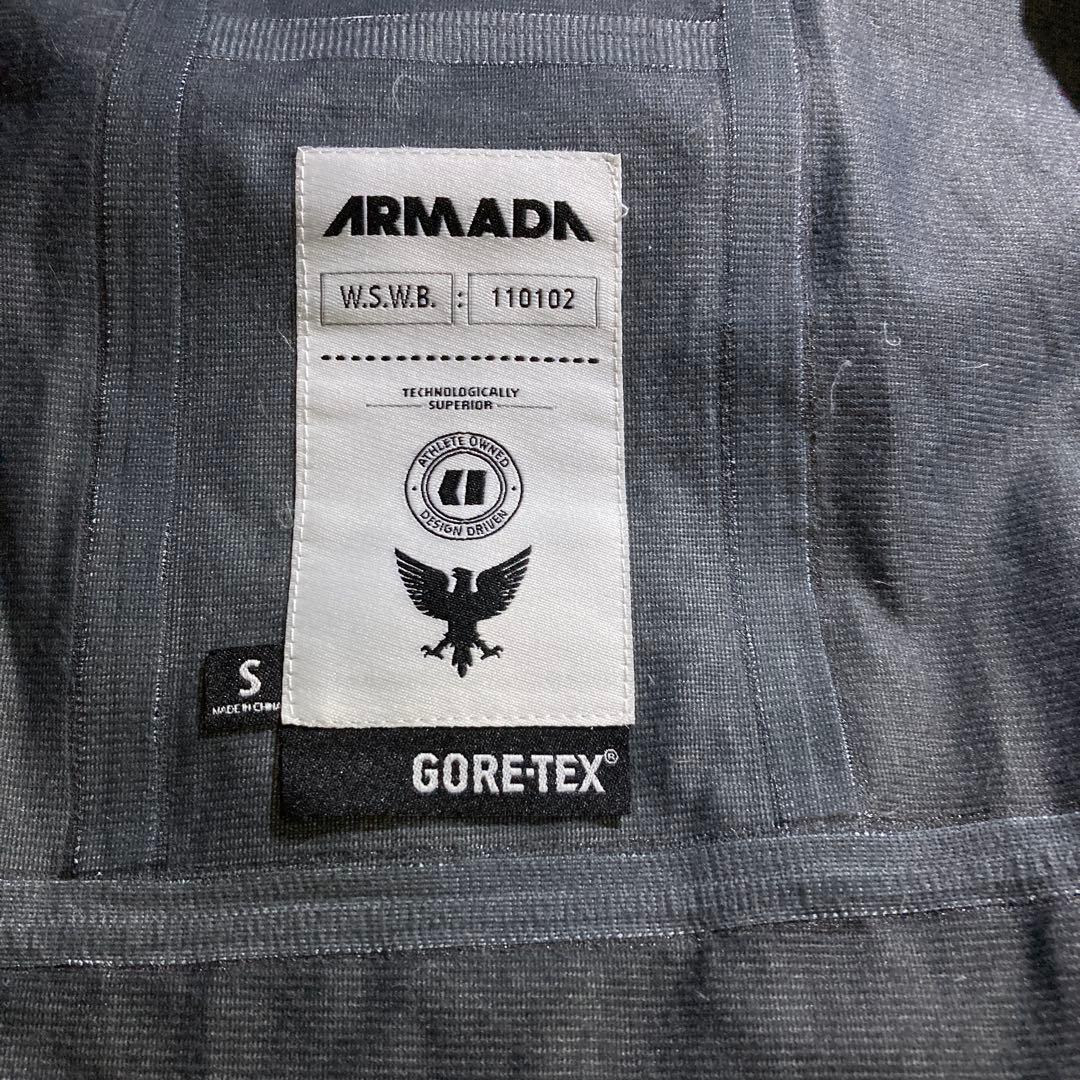 【極美品】アルマダ　スキーウェア　３Lジャケット　ゴアテックス　　RECCO　S