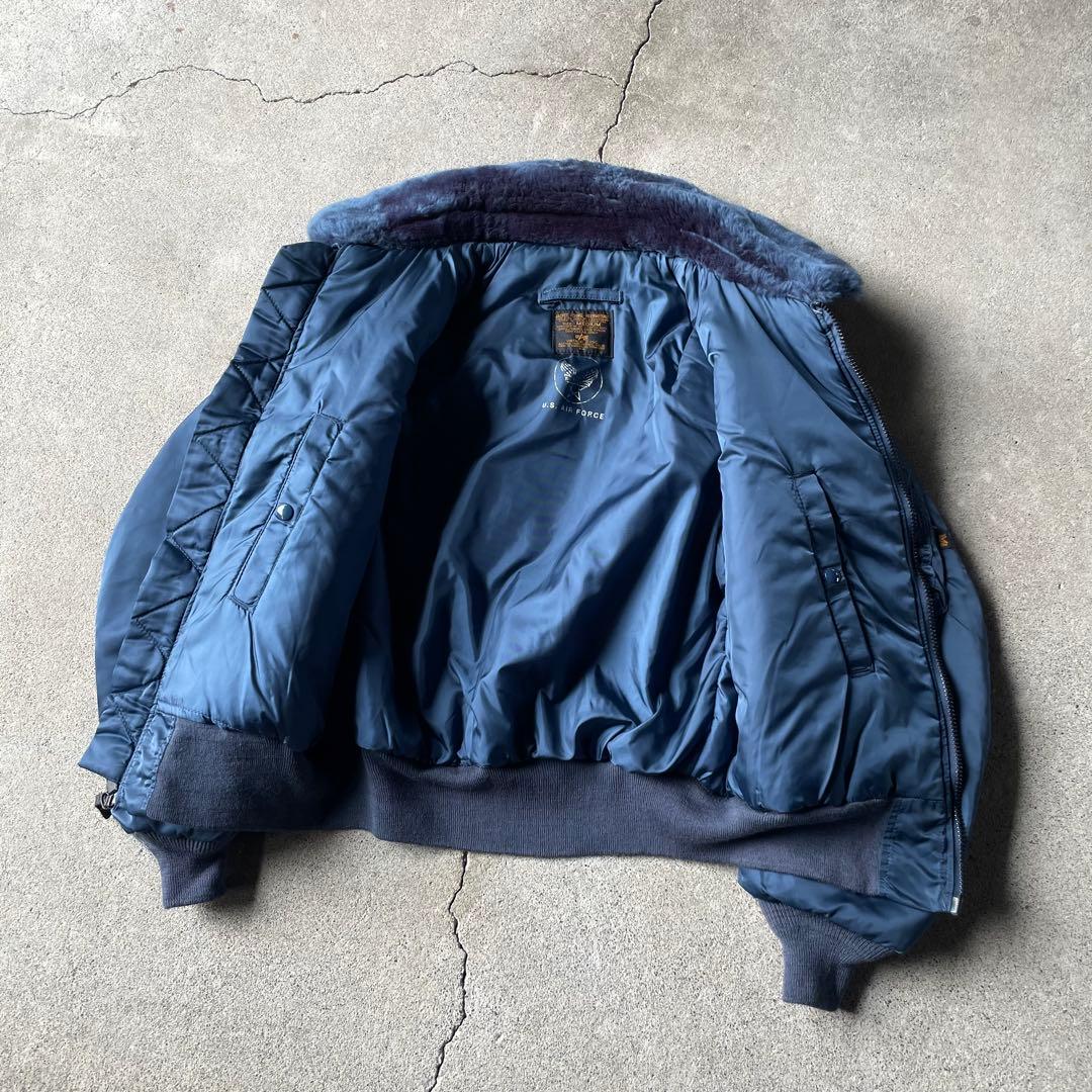 90s USA製 アルファ B-15C フライトジャケット 50s 復刻