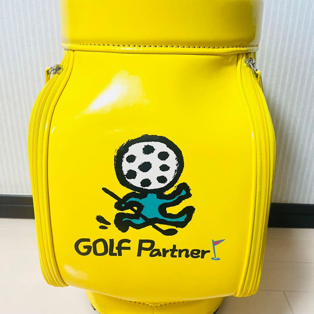【非売品】GOLF PARTNER ゴルフミニキャディーバッグ イエロー