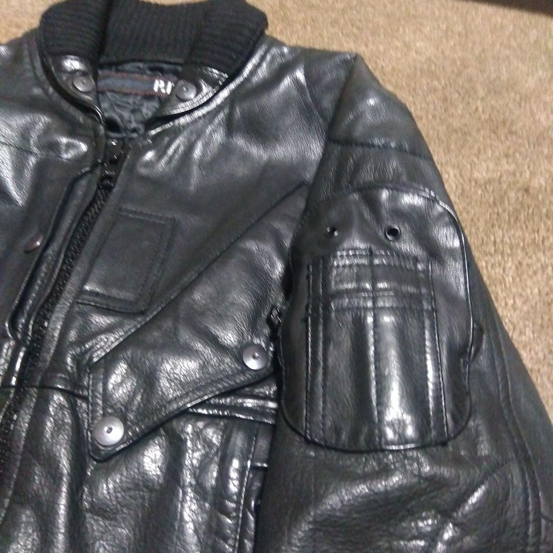 AVIREX アヴィレックス P.D.W. 牛革レザー スワットレザージャケット