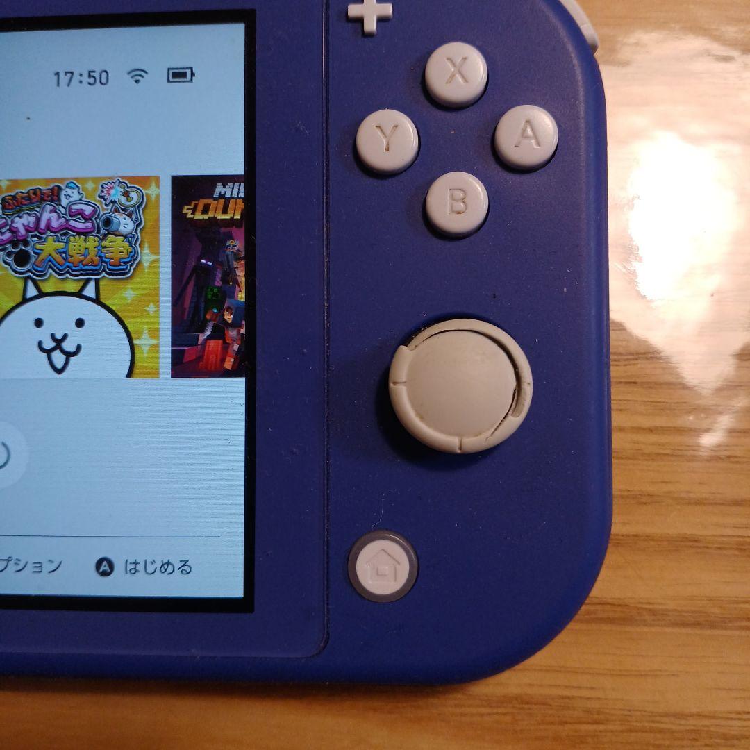 Nintendo Switch Lite 本体 ブルー　充電器セット。