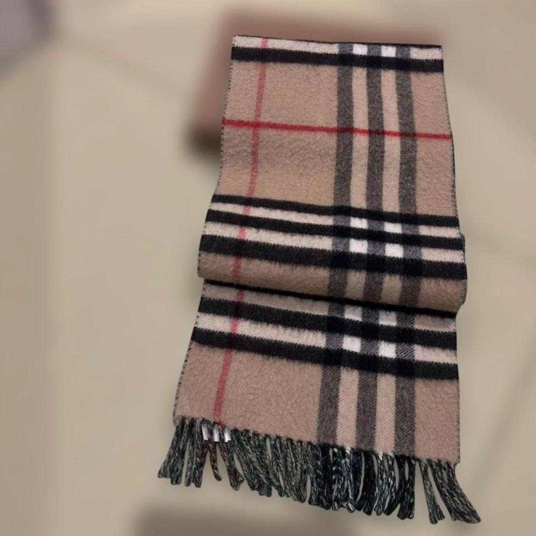 Burberry バーバリー マフラー メガチェック ノバチェック カシミヤ