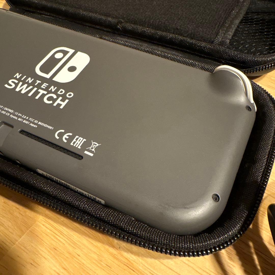Nintendo Switch Lite グレー 本体 ACアダプター　付き