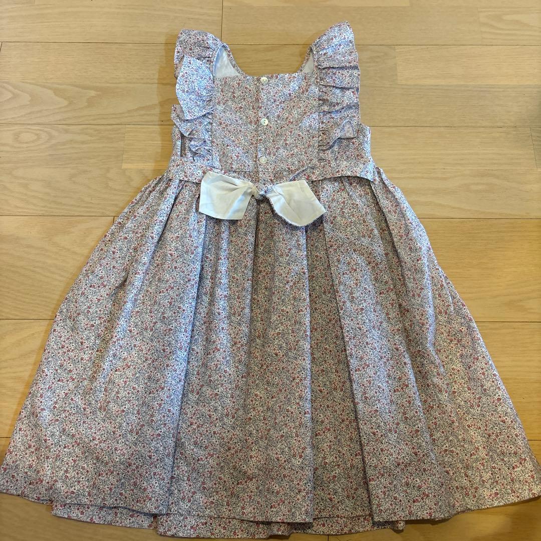 Kidiwi キディウィ スモッキング ワンピース 6A サンサカエ 花柄