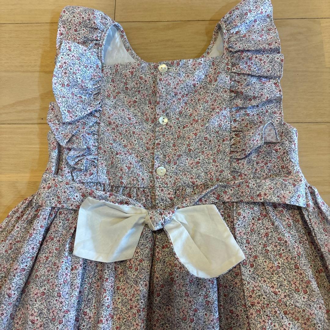 Kidiwi キディウィ スモッキング ワンピース 6A サンサカエ 花柄