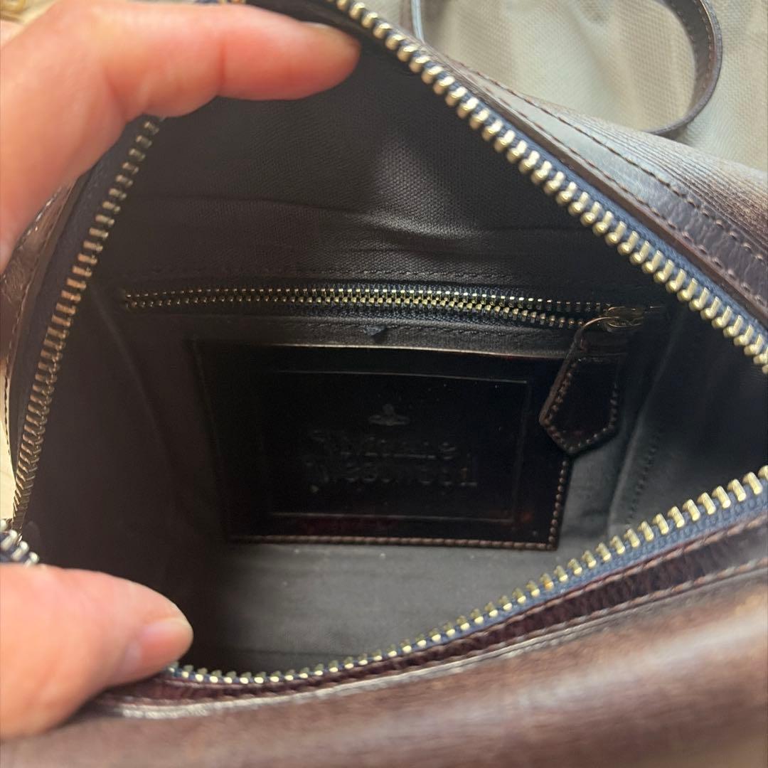 Vivienne Westwood レザー ショルダーバッグ カメラバッグ