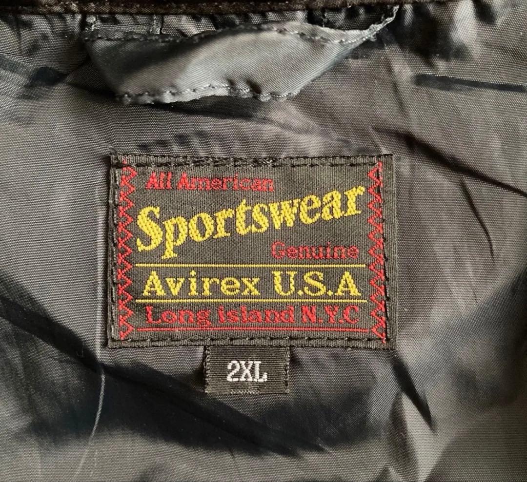 美品 AVIREX アビレックス　2XL ダウンジャケット