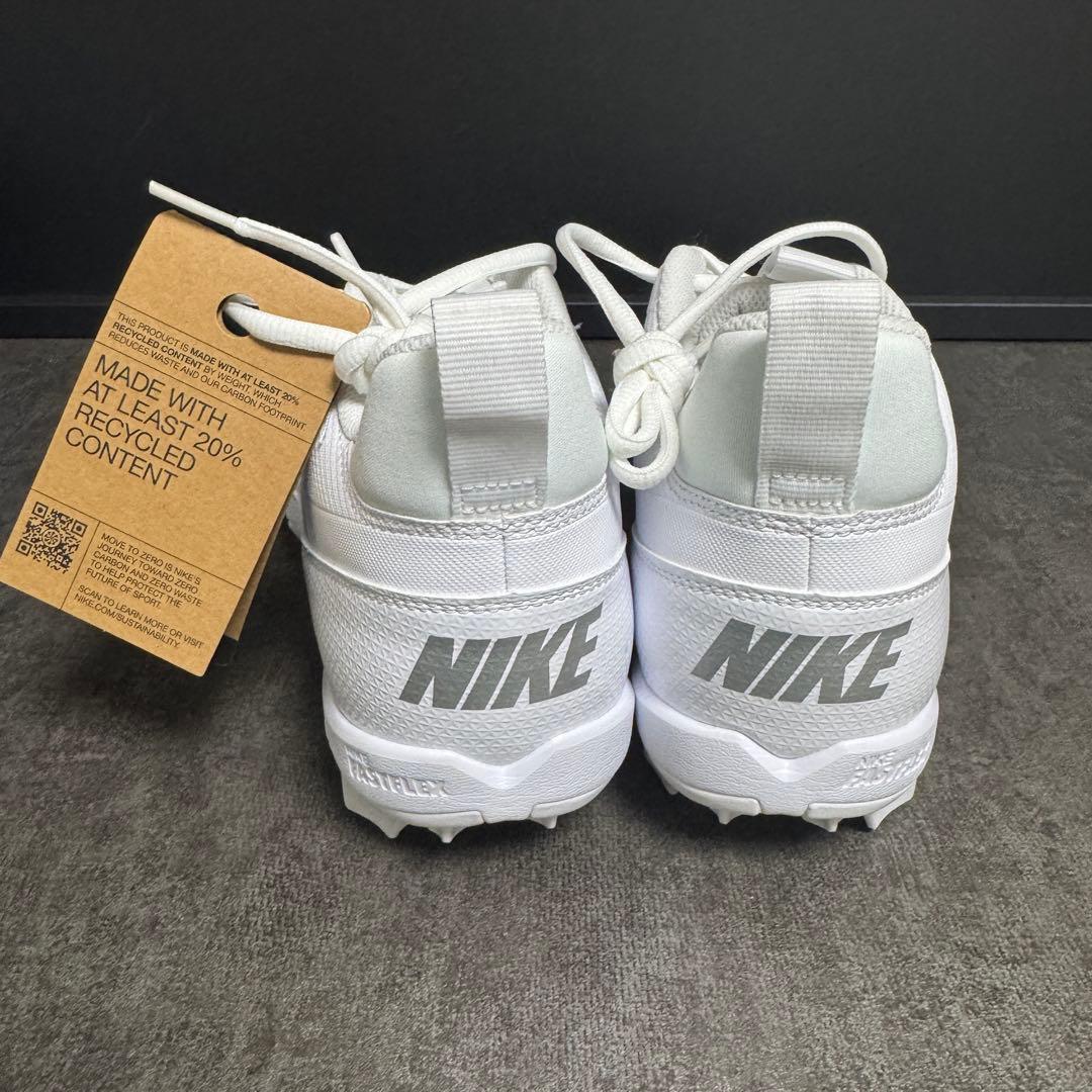 NIKE alpha manace shark ホワイト 白 アメフト スパイク