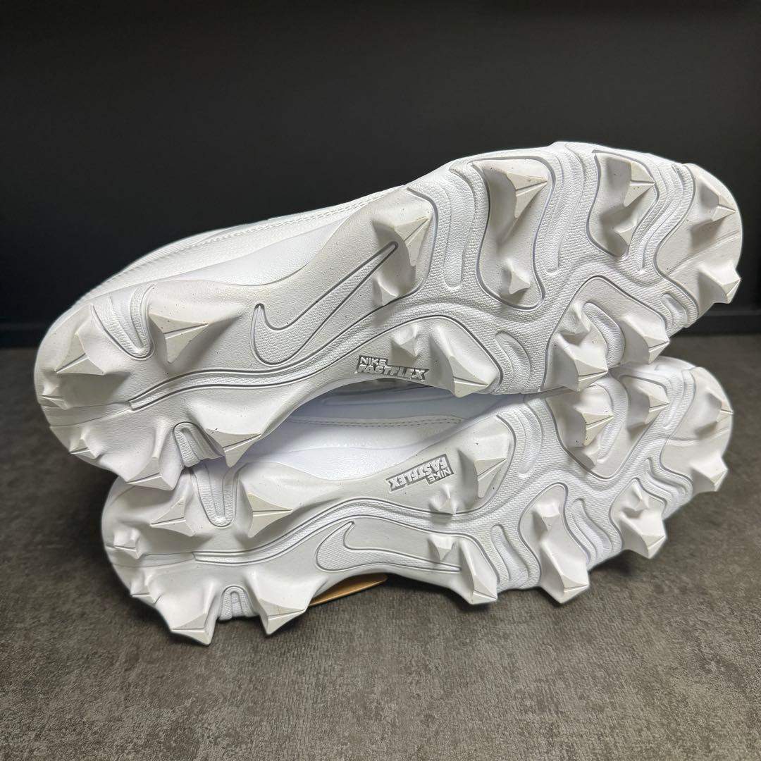 NIKE alpha manace shark ホワイト 白 アメフト スパイク