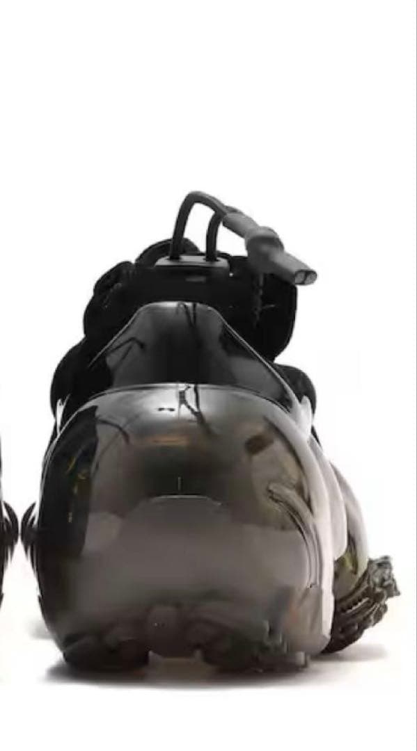 grounds ブラック ベルベット メリージェーン スニーカー