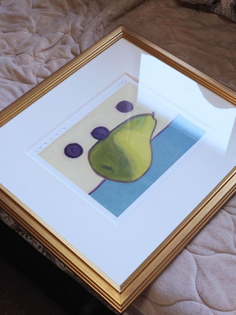 最特価、【真作】笠井誠一 静物 リトグラフ、直筆サイン入 - メルカリ